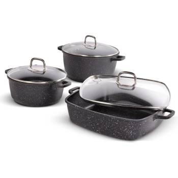 Lamart LT1287 SET NÁDOBÍ 6KS ČERNÁ CAST P533316