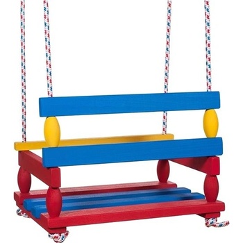 Lamps houpačka dřevěná barevná 1004458 40 x 30 cm