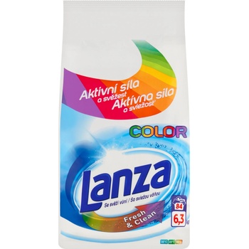 Lanza Color Fresh & Clean prací prášek se svěží vůní 6,3 kg 84 PD