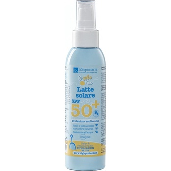 laSaponaria opalovací mléko pro děti a citlivou pokožku SPF50+ BIO 125 ml