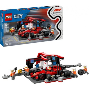 LEGO® City 60443 Zastávka v boxech F1 a personál s vozem Ferrari
