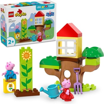 LEGO® DUPLO® 10431 Prasátko Peppa – zahrada a dům na stromě