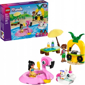LEGO® Friends 42658 Zábava u bazénu s jednorožcem a plameňákem
