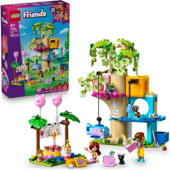 LEGO® Friends 42666 Kočičí narozeninová oslava a dům na stromě