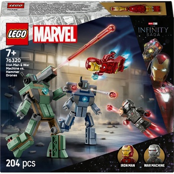 LEGO® Marvel 76320 Iron Man a War Machine vs. Hammerovy Drony