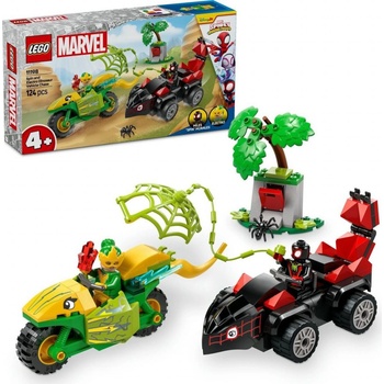 LEGO® Marvel Spidey a jeho úžasní přátelé 11198 Spin, Electro a honička s dinosauřím vozidlem