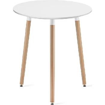 Leobert Kulatý stůl KAMI 60 x 74 cm bílý