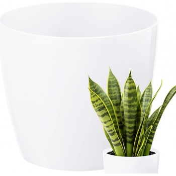 Lepaso Plastový květináč Magnolia Jersey 360 mm bílý