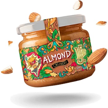 LifeLike Mandlové máslo křupavé 300 g
