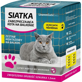 Linarem SiatkiSieci Ochranná síť 8 x 3 m