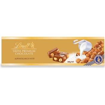 Lindt Swiss premium s lískovými oříšky 300 g