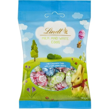 Lindt Velikonoční vajíčka Milk & white 90 g