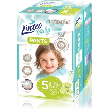 Linteo Baby Pants 5 Junior Premium 12-17 kg 20 ks