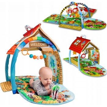 Lionelo Hrací deka s domečkem AGNES