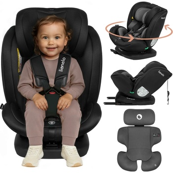Lionelo s ISOFIXEM BASTIAAN I-size 2023 black grey