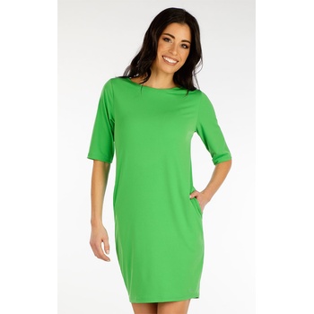 LITEX Dámské šaty s krátkým rukávem 5F033 zelená