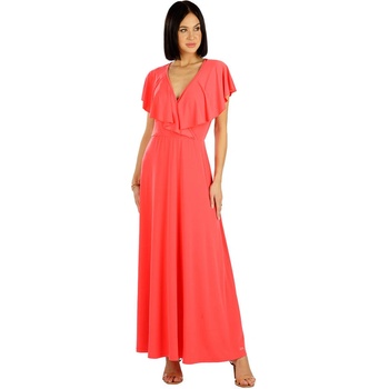 Litex šaty 5E010 korálově červená