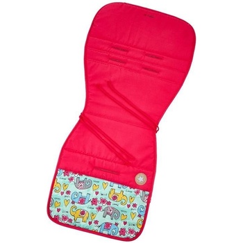 Little Angel podložka Visco pěna Outlast® růžová/sloni