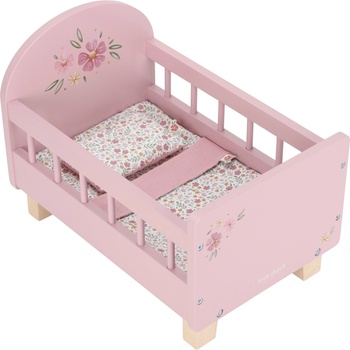 Little Dutch Postýlka dřevěná s peřinkou Pink