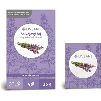 LIVSANE Čaj šalvějový 20 sáčků