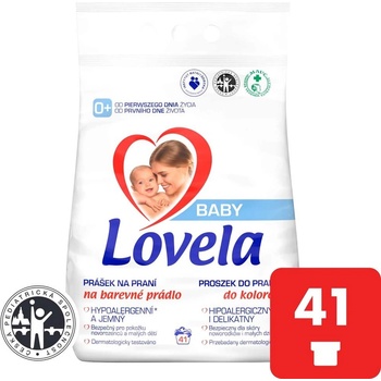 Lovela Baby prášek na praní na barevné prádlo 4,1 kg 41 PD
