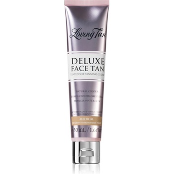Loving Tan Deluxe Face Tan samoopalovací krém na obličej odstín Medium 50 ml