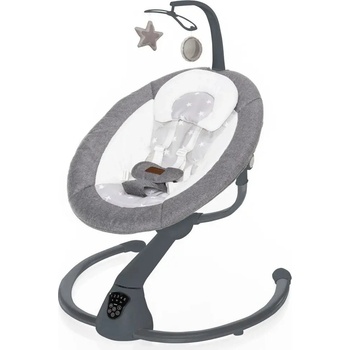 LULLABY lehátko Šedé hvězdičky/šedé