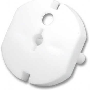 M.A.T. záslepka el. zásuvky kulatá 12 ks + klíč PROtech