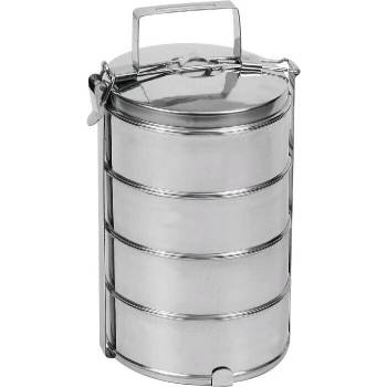 M.A.T. Group jídlonosič 16 cm 4 dílný nerezový, uzávěr spona