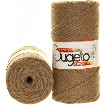 Maccaroni Cotton Macrame Large 3mm béžově hnědá 303S
