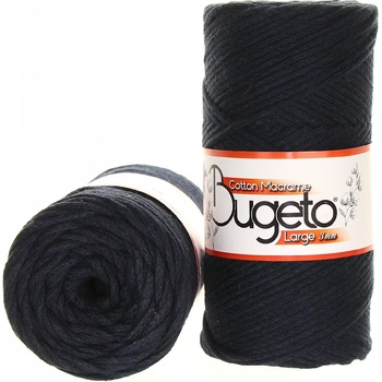 Maccaroni Cotton Macrame Large 3mm temná modrá 206_121