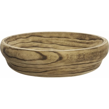 Madam Stoltz Dřevěná mísa Dark Natural přírodní dřevo 35 cm