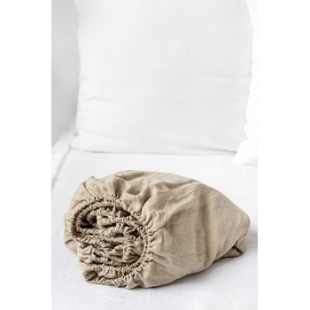 Magic Linen Lněné prostěradlo Natural 160x200x23