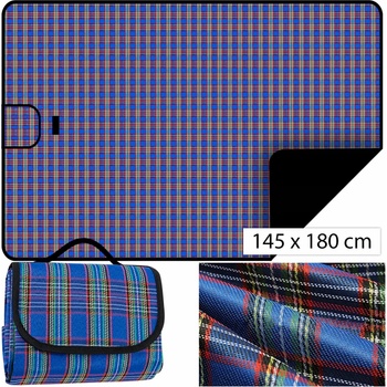 Malatec Pikniková deka modrá Basic 150 x 180 cm