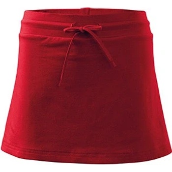 Malfini sukně two in one všité kraťasy červená