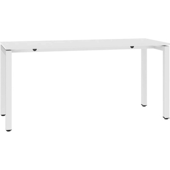 MALOW Kancelářský stůl Stb Comfort 1660 s hloubkou 600 mm, šířkou 1600 mm [krémová, modrá RAL 5010]