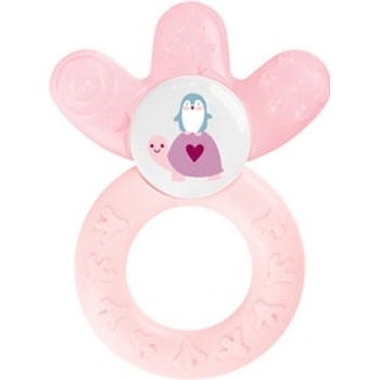Mam chladicí kroužek na prořezávání zubů 1 ks růžová