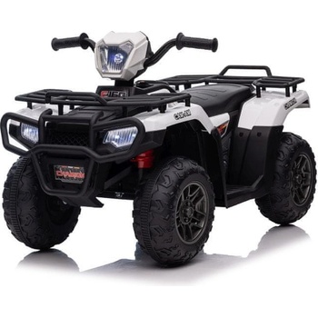 mamido Dětská elektrická čtyřkolka Superme bílá