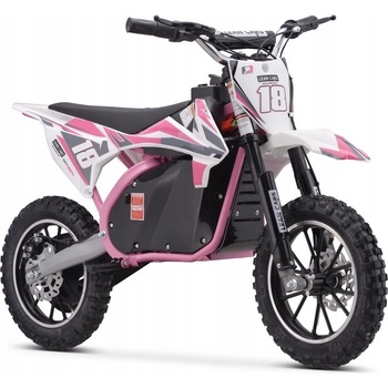 Mamido Elektrická motorka Cross Trail King 800W 36V růžová