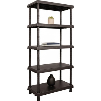 Mamutex Vario Regál 1645 x 820 x 400 mm 5 polic černý