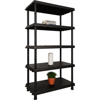 Mamutex Vario Regál 1645 x 920 x 450 mm 5 polic černý