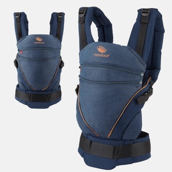 Manduca XT Denim Toffee modrá