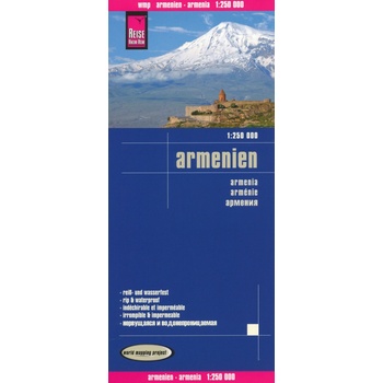 mapa Armenia 1:250 t voděodolná