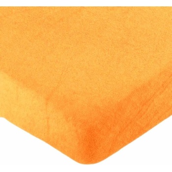 Margitex prostěradlo froté oranžové 90x200