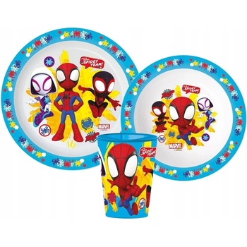 Marvel KELÍMEK S BRČKEM SPIDERMAN PLAST 430 ml