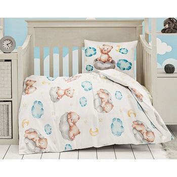 Matějovský povlečení Baby Bears smetanové 100 x 135 cm 40 x 60 cm