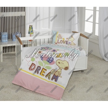 Matějovský Snoopy baby dream Bavlna standard 90 x 130 cm 40 x 60 cm