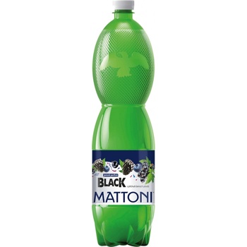 Mattoni Black s příchutí černých plodů jemně perlivá 1,5 l