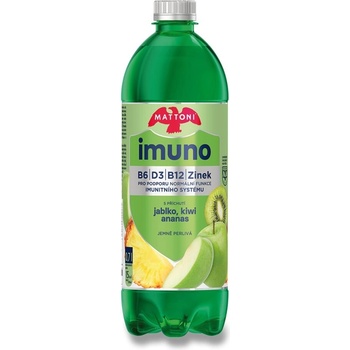 Mattoni Ochucená minerální voda Imuno jablko & kiwi & ananas 0,7 l
