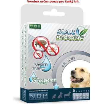Max Biocide Spot-on Dog 5 x 1 ml